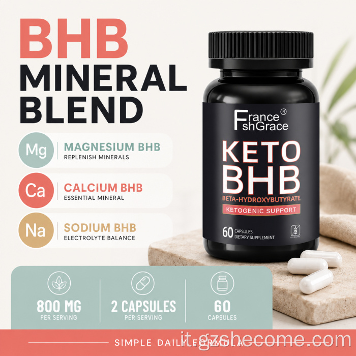 OEM Shecome Keto Capsule dimagranti Keto BHB